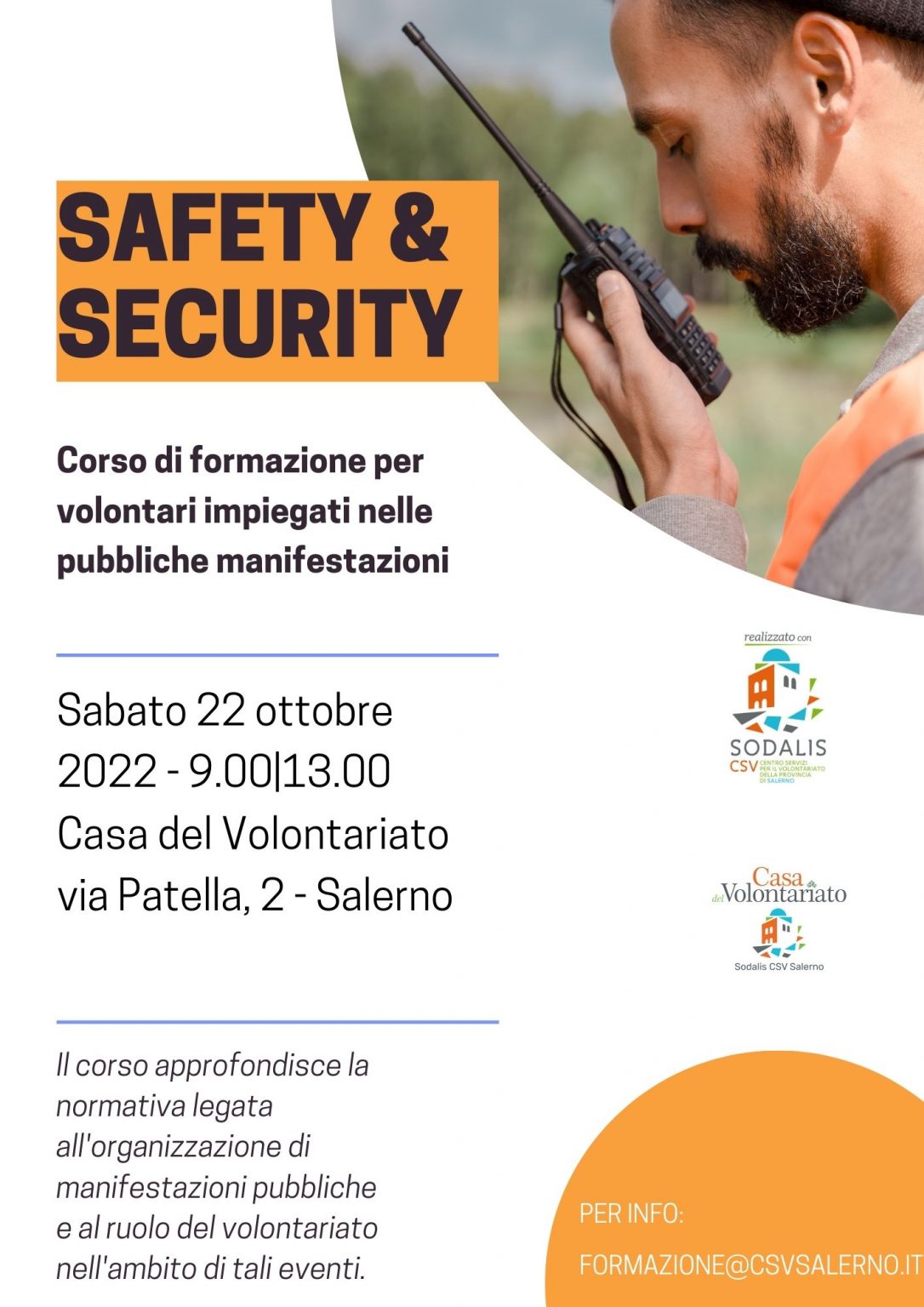 Corso Safety & Security – CSV Salerno